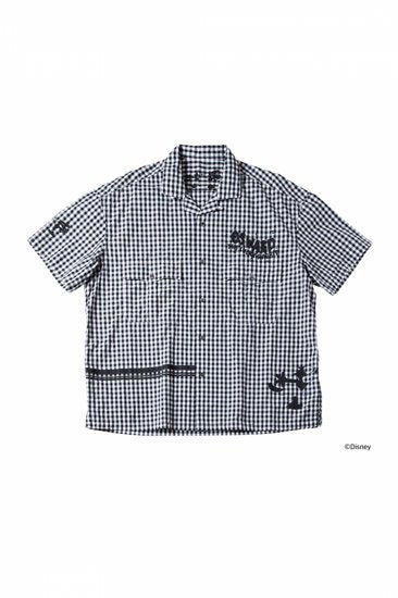 Porter Classic - DISNEY 100/OSWALD KEROUAC GINGHAM CHECK  SHIRT