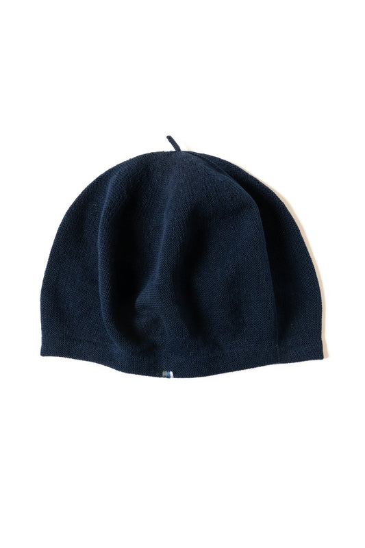 Porter Classic - H/W KNIT BERET (TRICOLORE) - NAVY