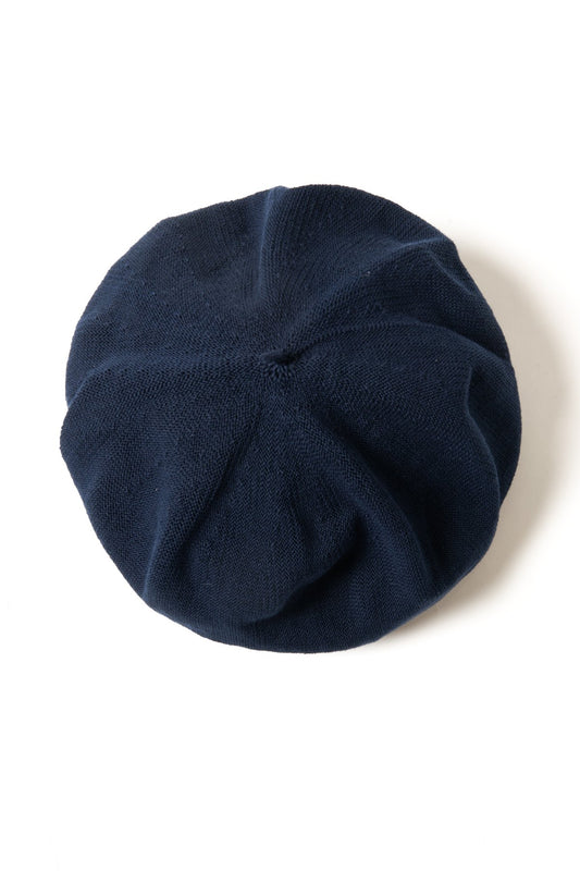 Porter Classic - H/W KNIT BERET (TRICOLORE) - NAVY