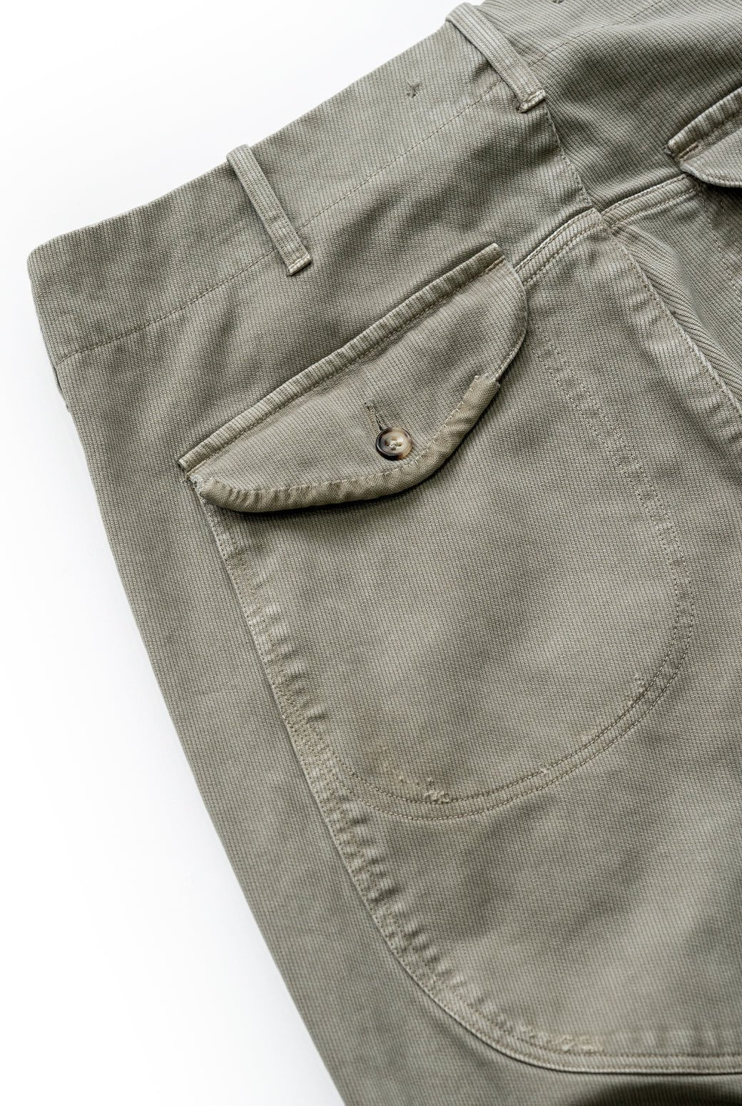 OLD JOE - PADED BACK ROVER TROUSER (SCAR FACE) - EUCALYPTUS