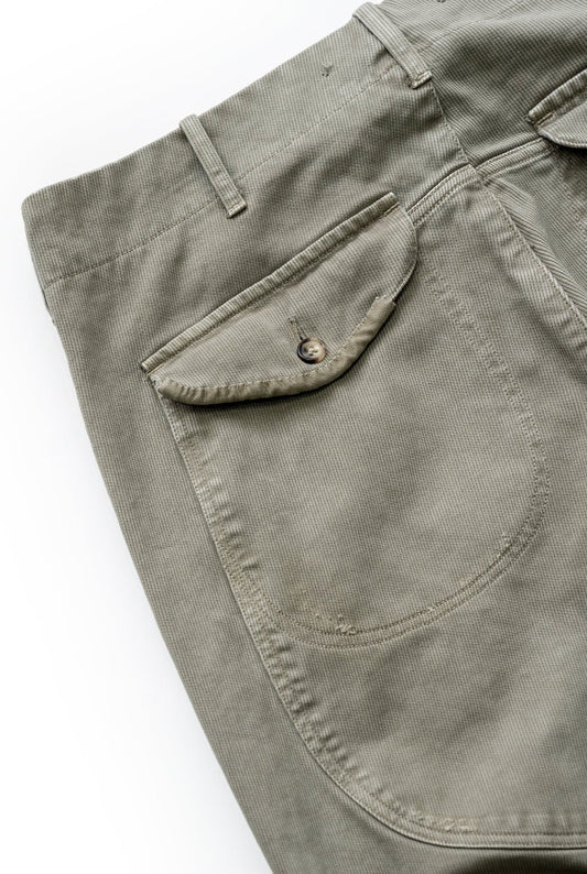 OLD JOE - PADED BACK ROVER TROUSER (SCAR FACE) - EUCALYPTUS