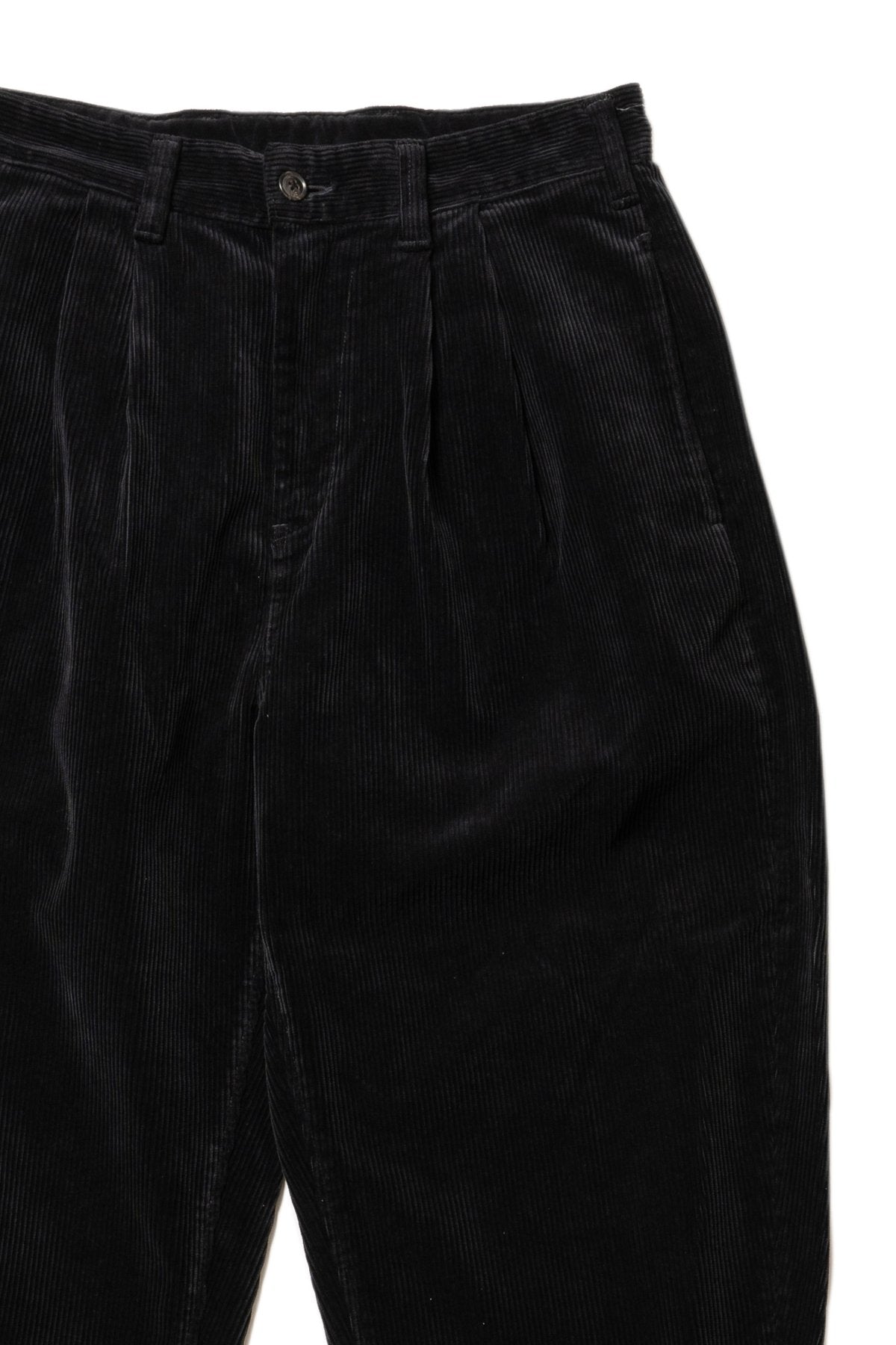 Porter Classic - CORDUROY PANTS - BLACK