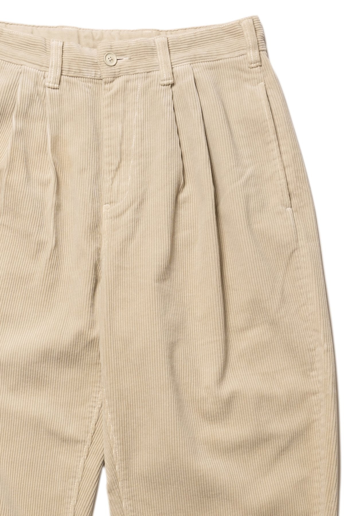 Porter Classic - CORDUROY PANTS - OFF WHITE