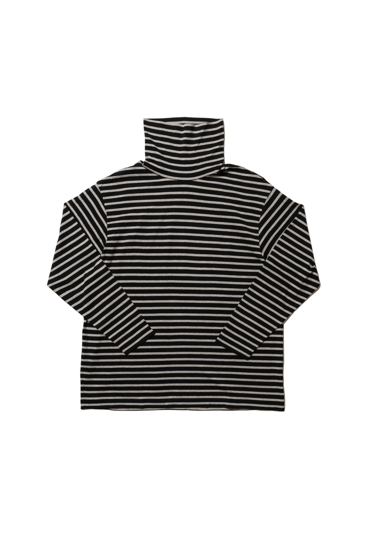 Porter Classic - BEATNIK BORDER TURTLENECK - BLACK