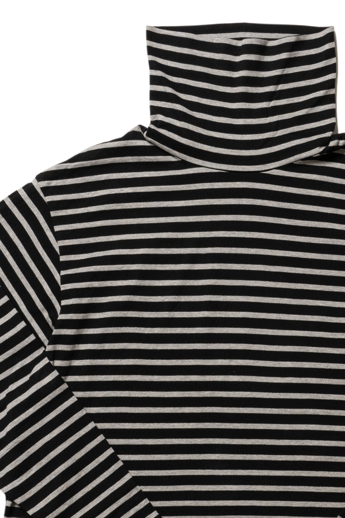 Porter Classic - BEATNIK BORDER TURTLENECK - BLACK