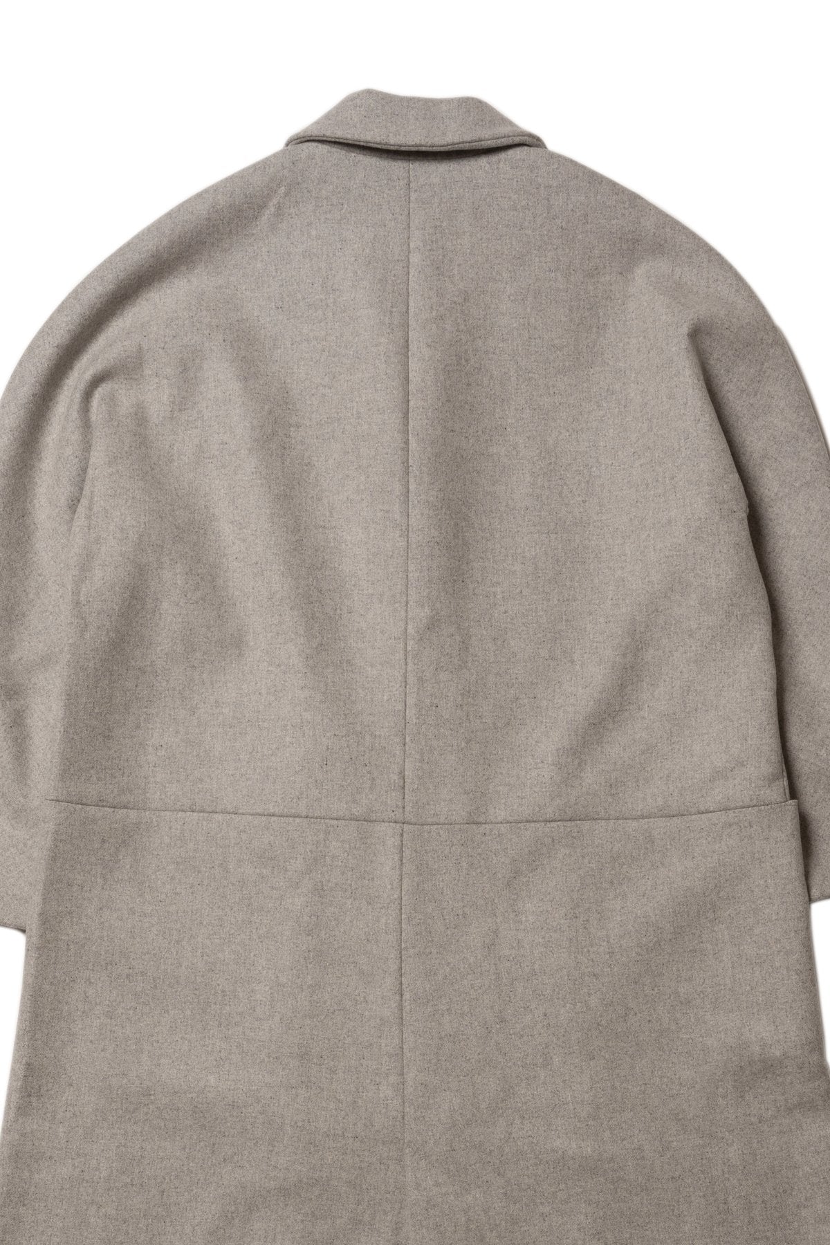 toogood - THE FISHMONGER COAT SOFT WOOL FELT - STONE