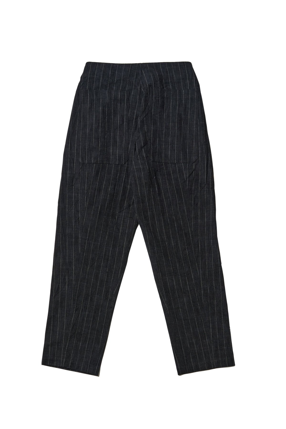 toogood - THE SIGNALLER TROUSER CRUMPLED PINSTRIPE - FLINT