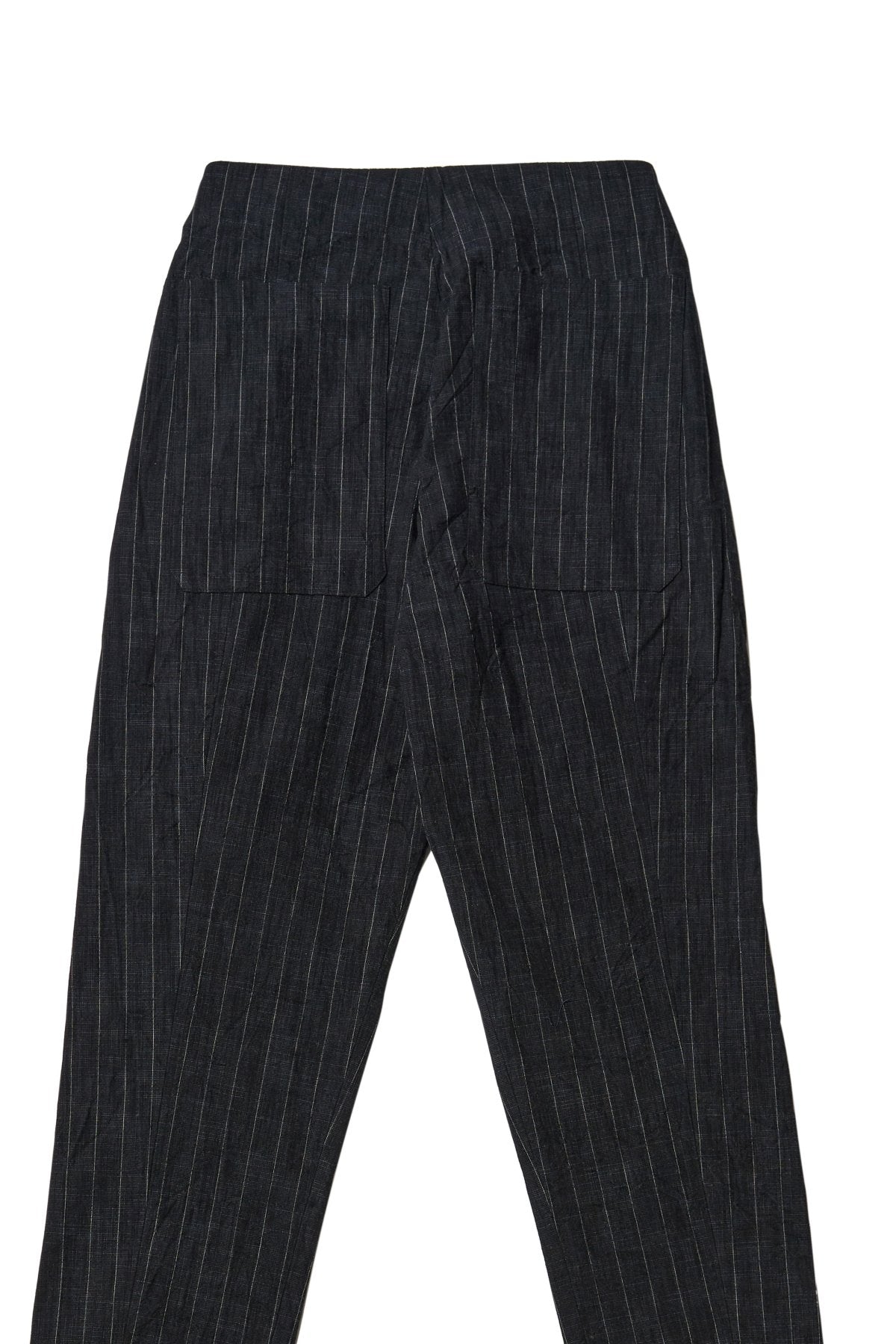 toogood - THE SIGNALLER TROUSER CRUMPLED PINSTRIPE - FLINT