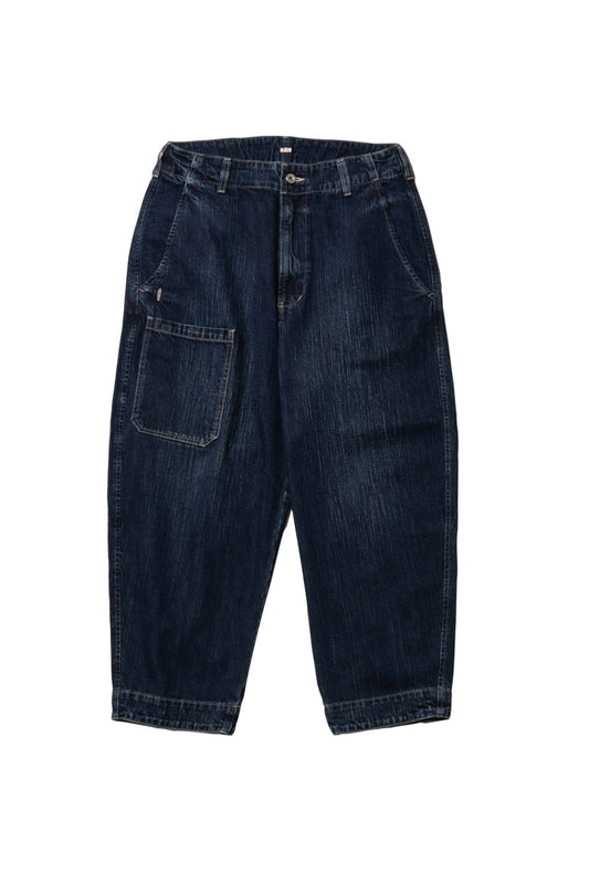 Porter Classic - STEINBECK DENIM POCKET PANTS - NAVY