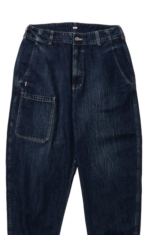 Porter Classic - STEINBECK DENIM POCKET PANTS - NAVY