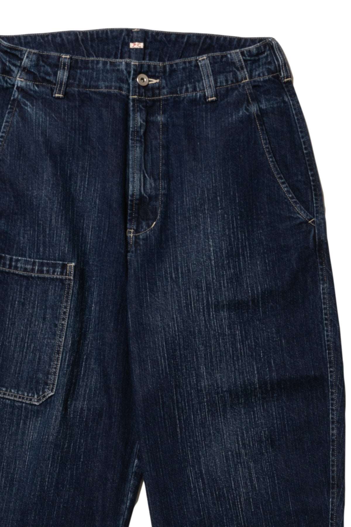 Porter Classic - STEINBECK DENIM POCKET PANTS - NAVY