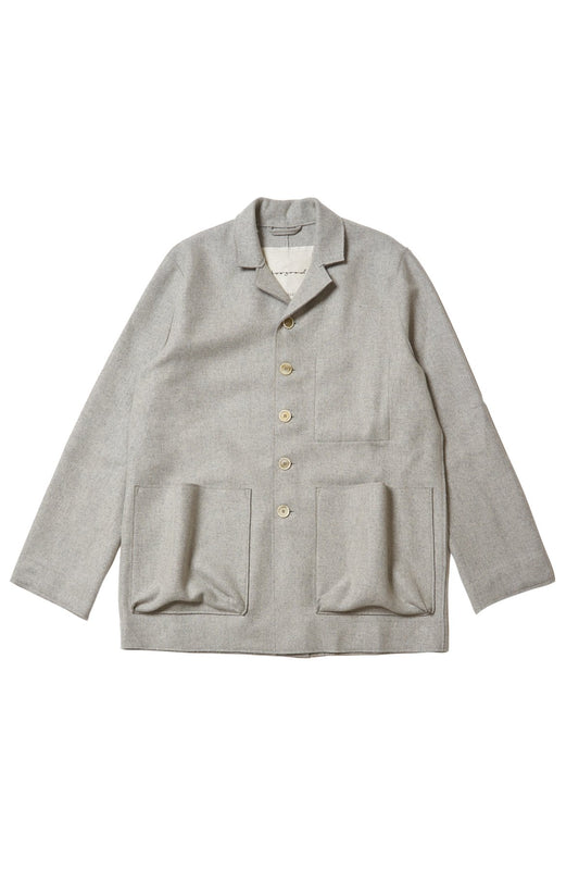 toogood - THE PHOTOGRAPHER JACKET SOFT WOOL FELT - STONE