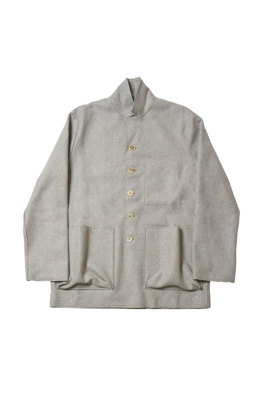 toogood - THE PHOTOGRAPHER JACKET SOFT WOOL FELT - STONE