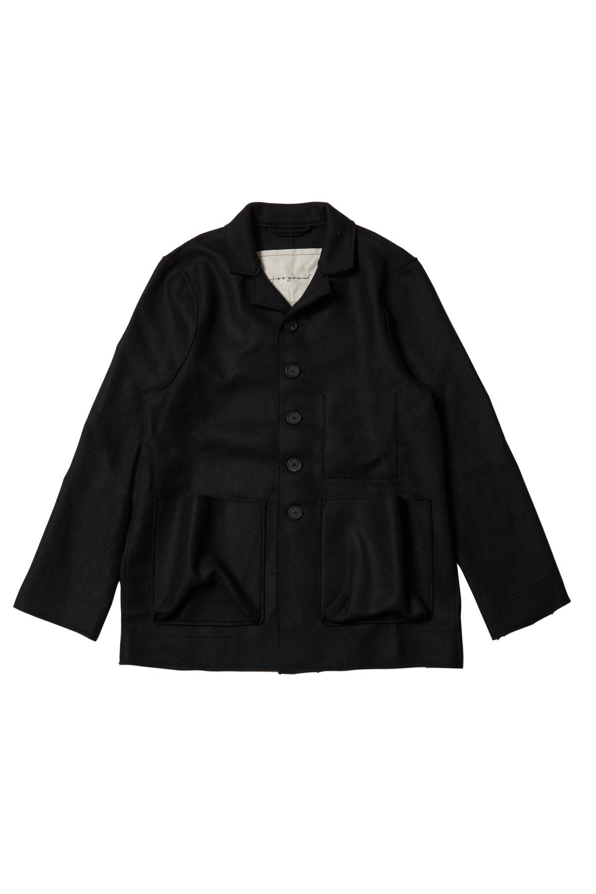 toogood - THE PHOTOGRAPHER JACKET SOFT WOOL FELT - FLINT