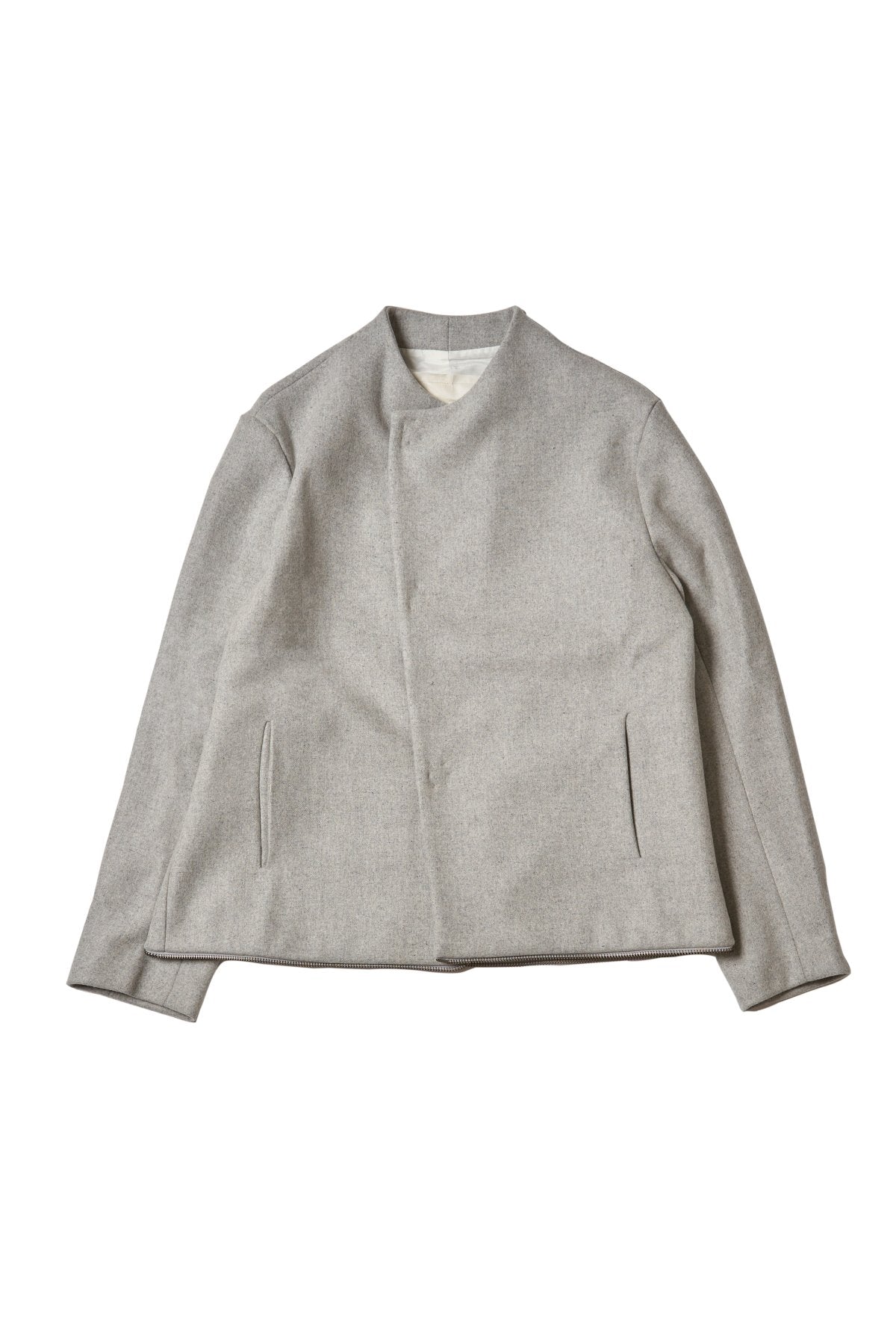 toogood - THE ENGRAVER COAT SOFT WOOL FELT - STONE