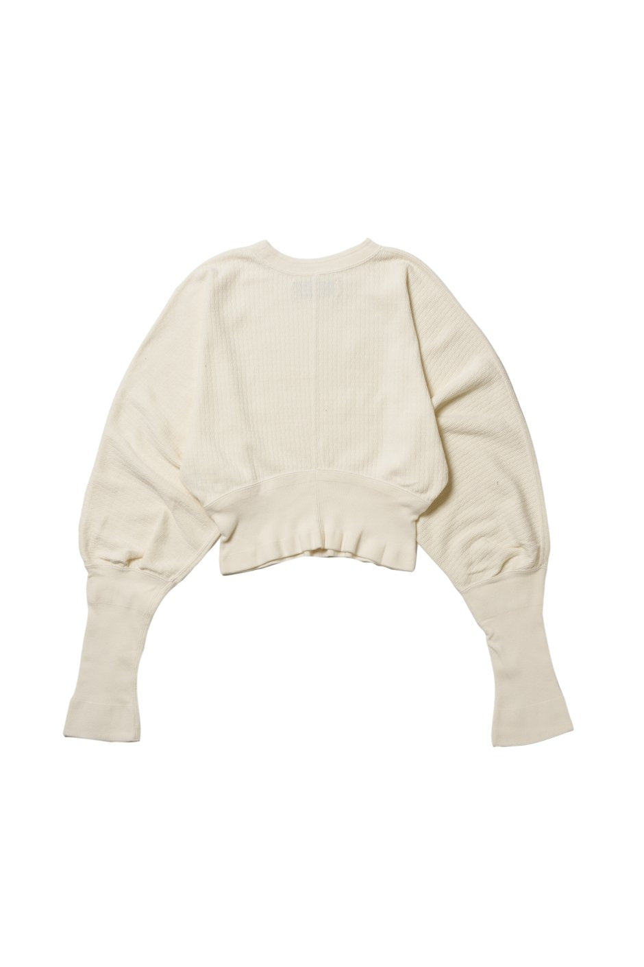 WRYHT - DROP NEEDLE WUFFLE DOLMAN TOPS - BONE