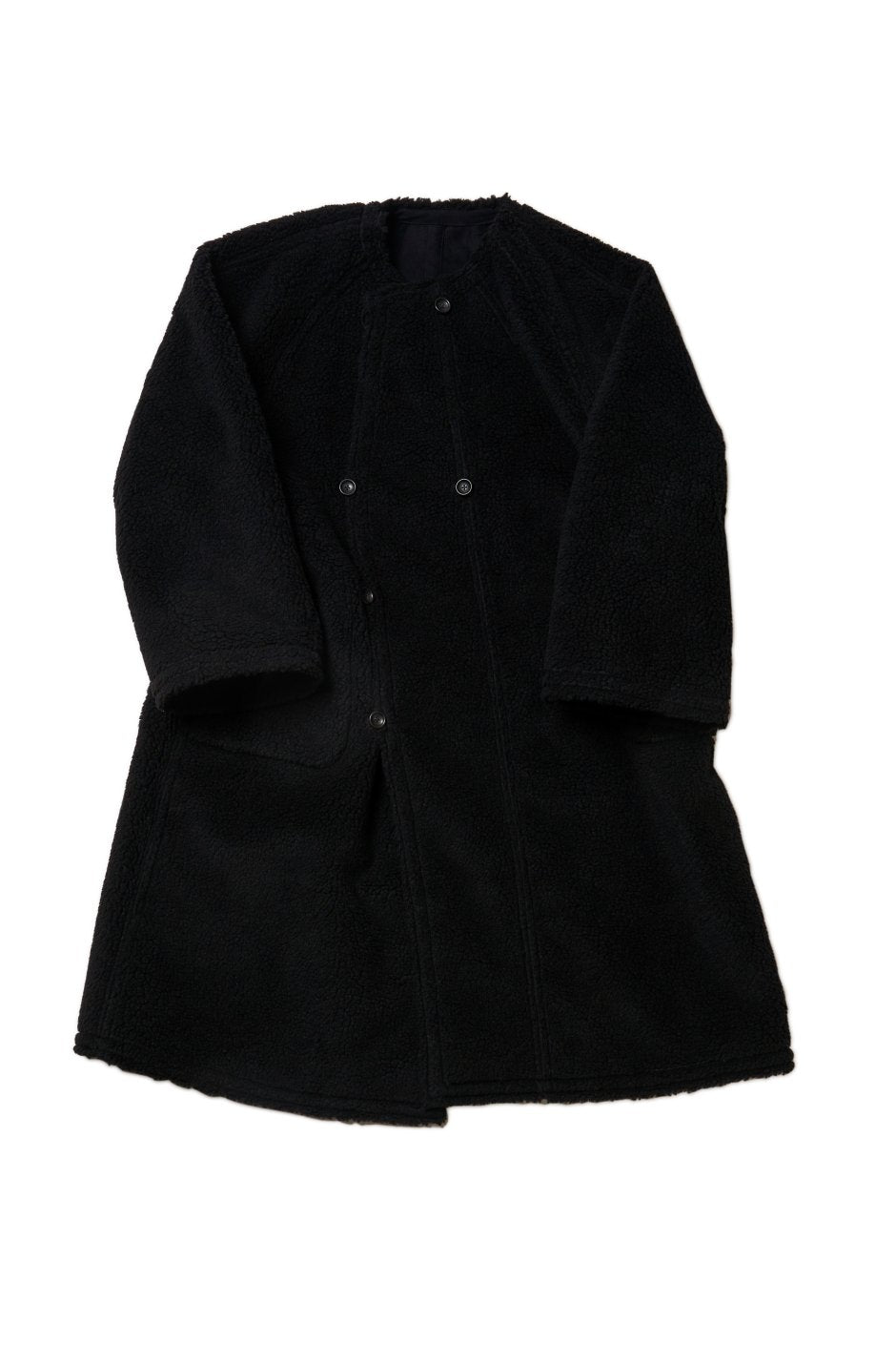 WRYHT - DOUBLE FACE TAPED LINER COAT - BLACK