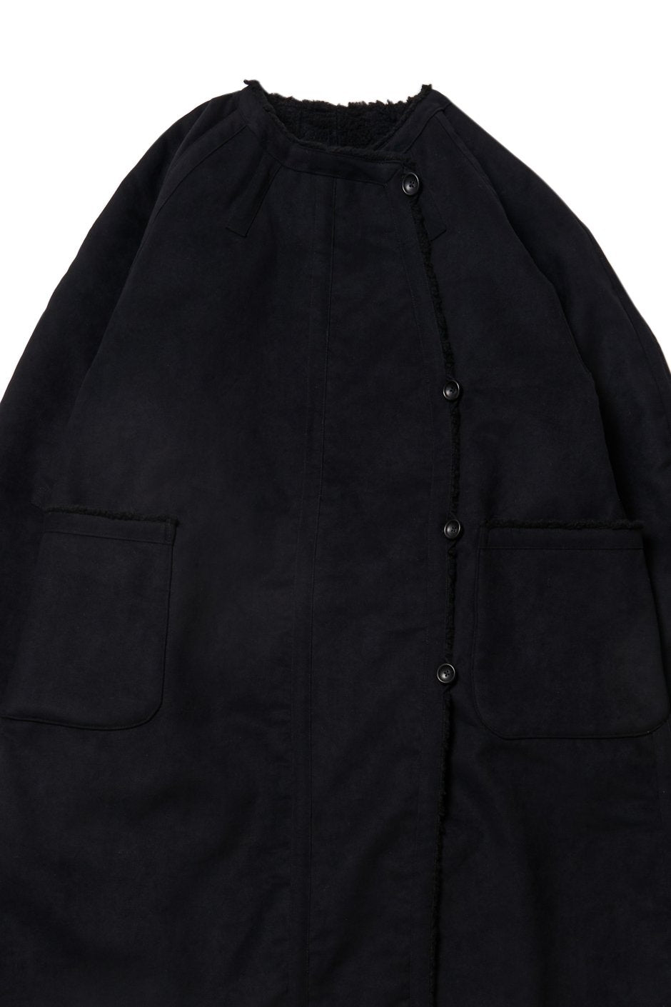 WRYHT - DOUBLE FACE TAPED LINER COAT - BLACK