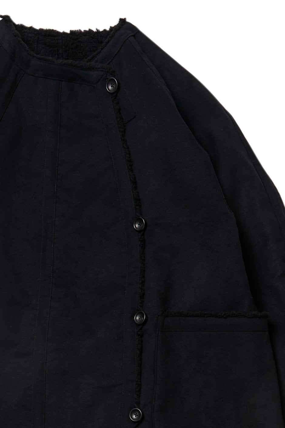 WRYHT - DOUBLE FACE TAPED LINER COAT - BLACK