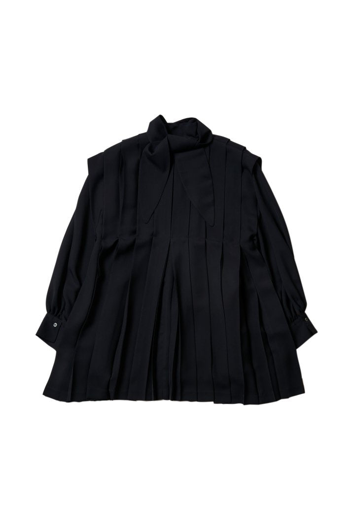 WRYHT - HOLLY PLEATED TOPS - BLACK