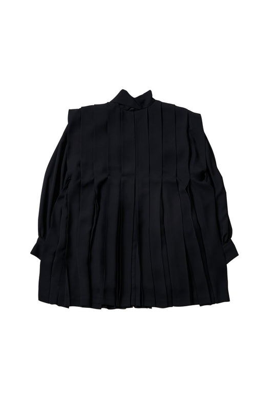 WRYHT - HOLLY PLEATED TOPS - BLACK