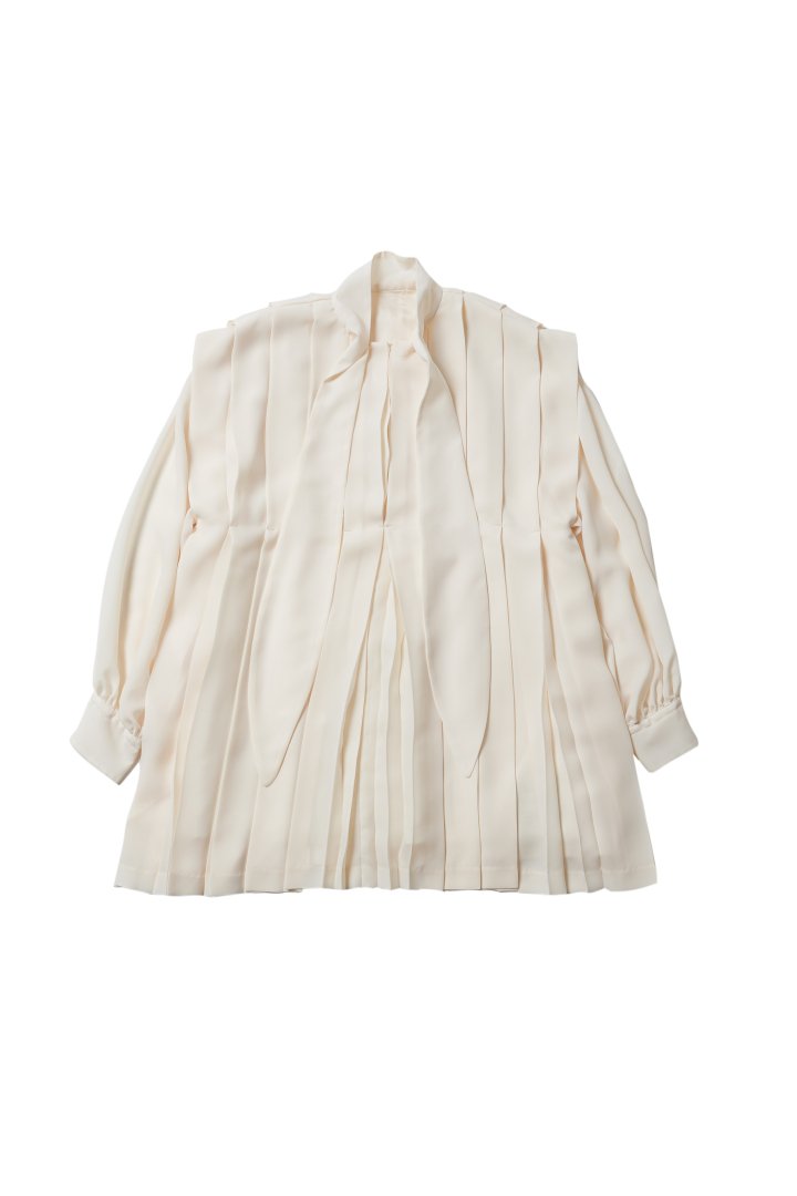 WRYHT - HOLLY PLEATED TOPS - BONE