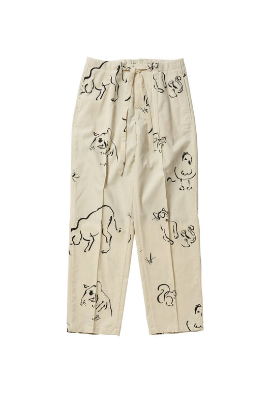 WRYHT- STRINGS WAIST TROUSER - BONE