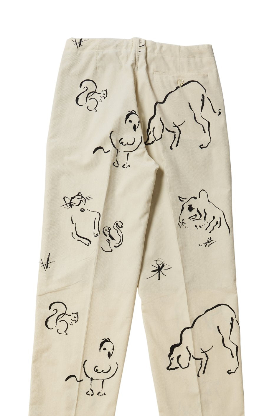 WRYHT- STRINGS WAIST TROUSER - BONE