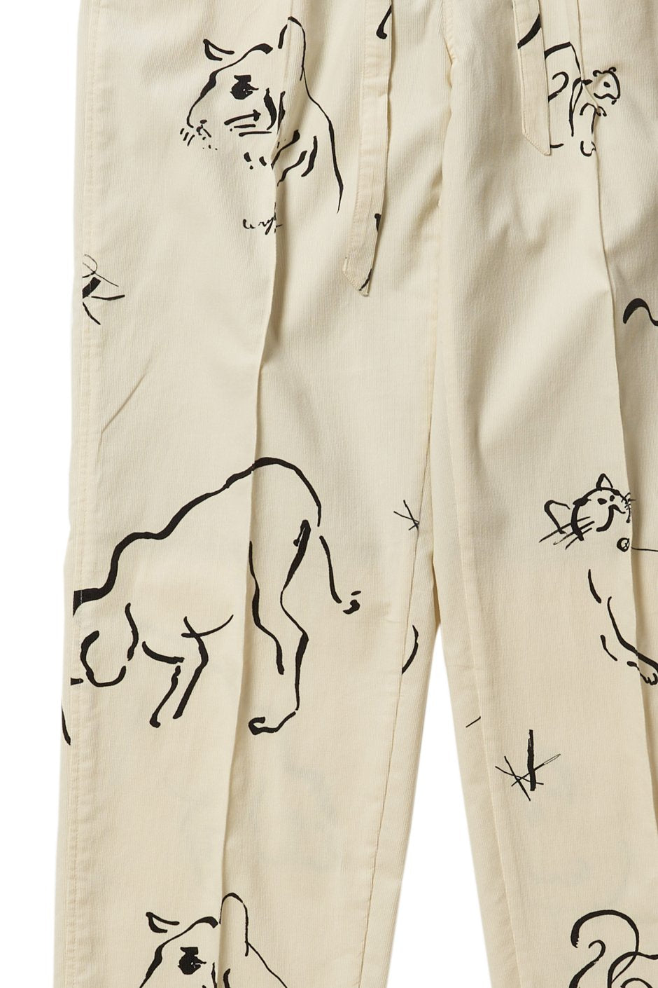 WRYHT- STRINGS WAIST TROUSER - BONE