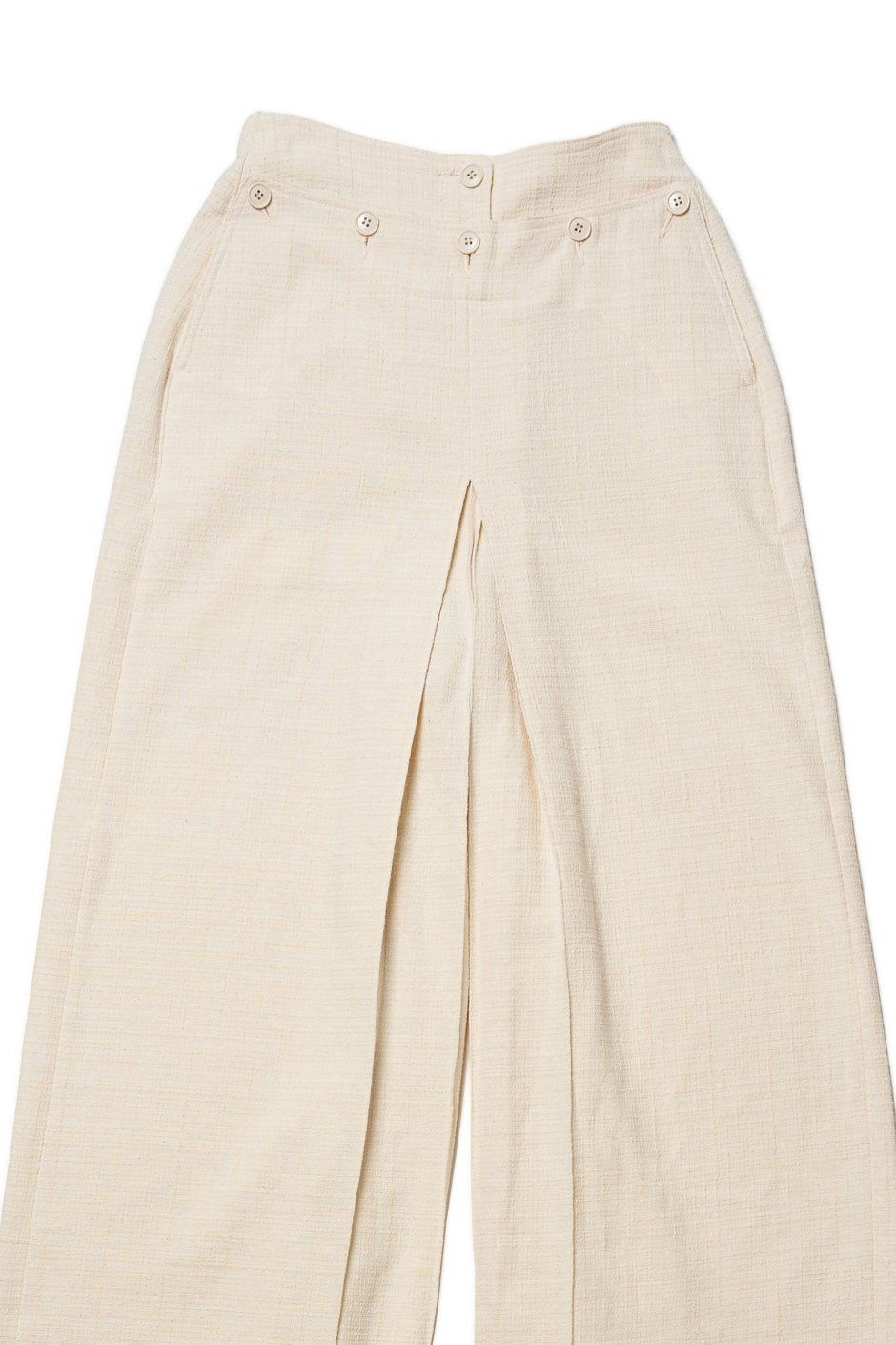 WRYHT - SAILOR FRONT CULOTTES TROUSER - BONE