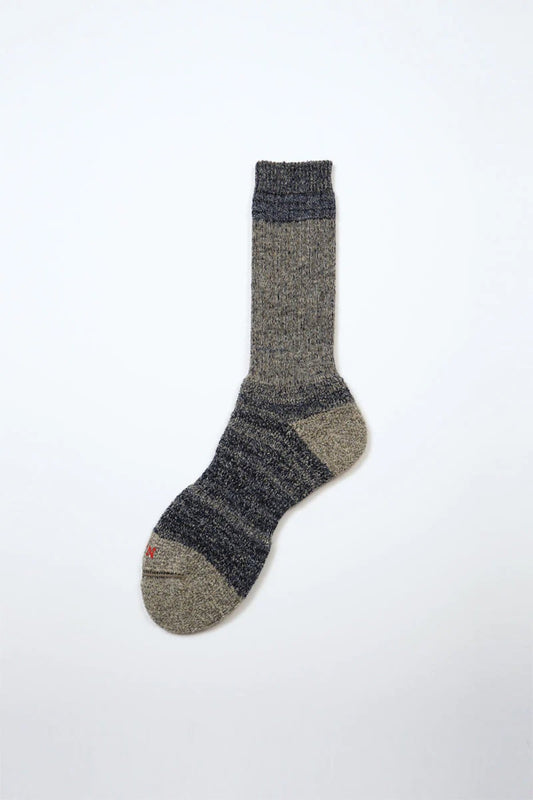 ◯ Nigel Cabourn - 2TONE SOCKS - INDIGO