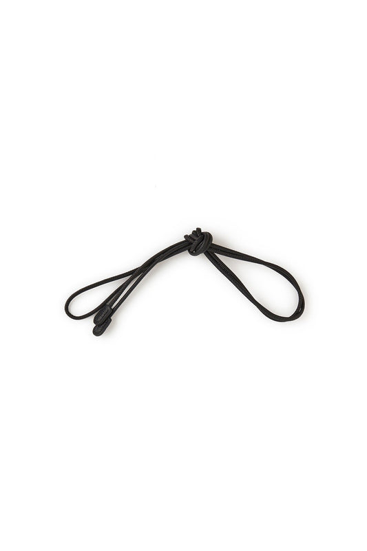 OLD JOE - LEATHER STRING BELT - BLACK