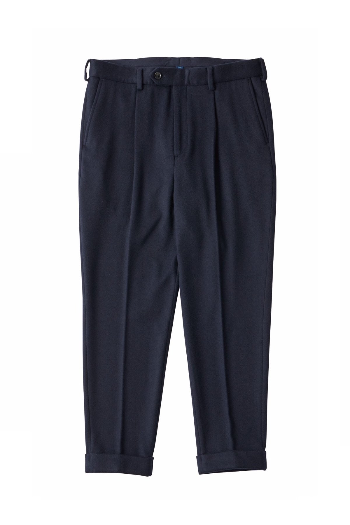 Porter Classic - CASHMERE TAILORED PANTS (BABY CASH) - NAVY