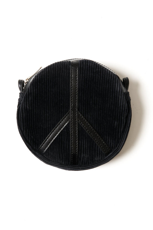 Porter Classic - CORDUROY PEACE POUCH - BLACK