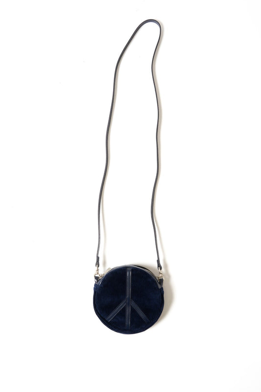 Porter Classic - CORDUROY PEACE POUCH - BLUE