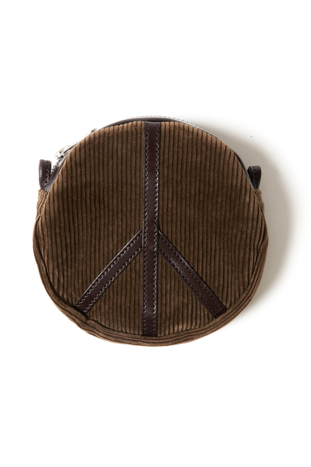 Porter Classic - CORDUROY PEACE POUCH - BROWN