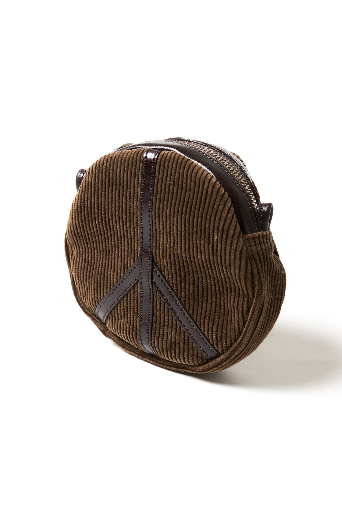 Porter Classic - CORDUROY PEACE POUCH - BROWN