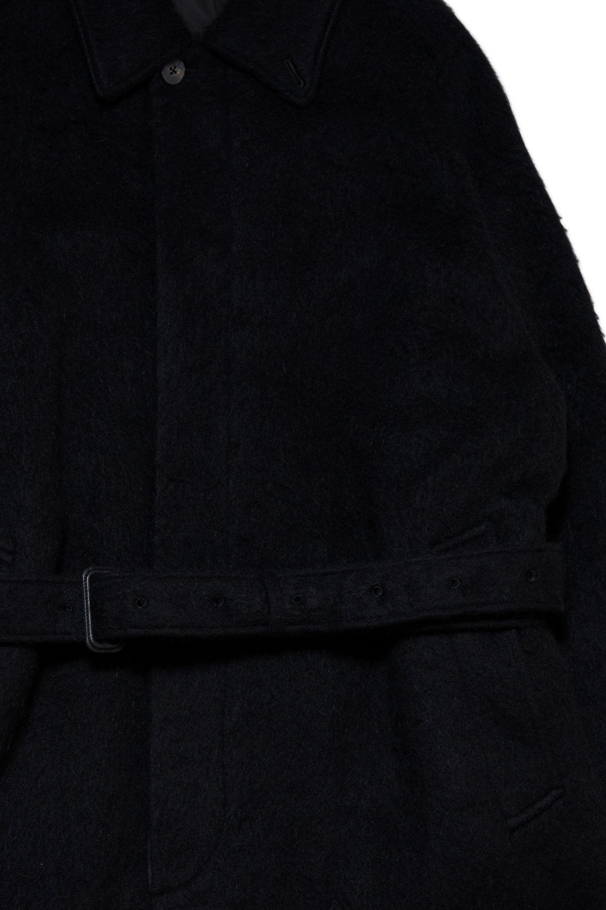 calmlence - COAT001 - BALMACAANCOAT - BLK