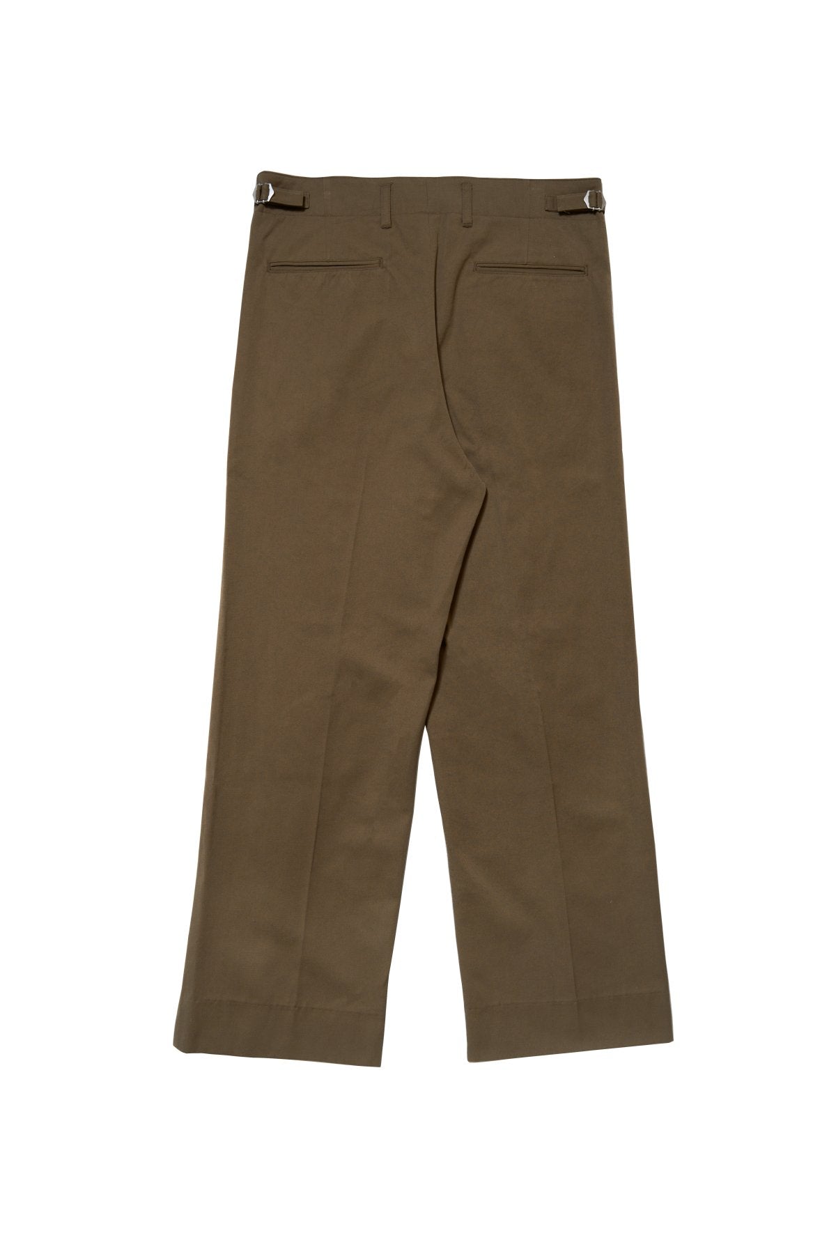 calmlence - PANTS004 - SINGLE PLEATED WIDE - KHK