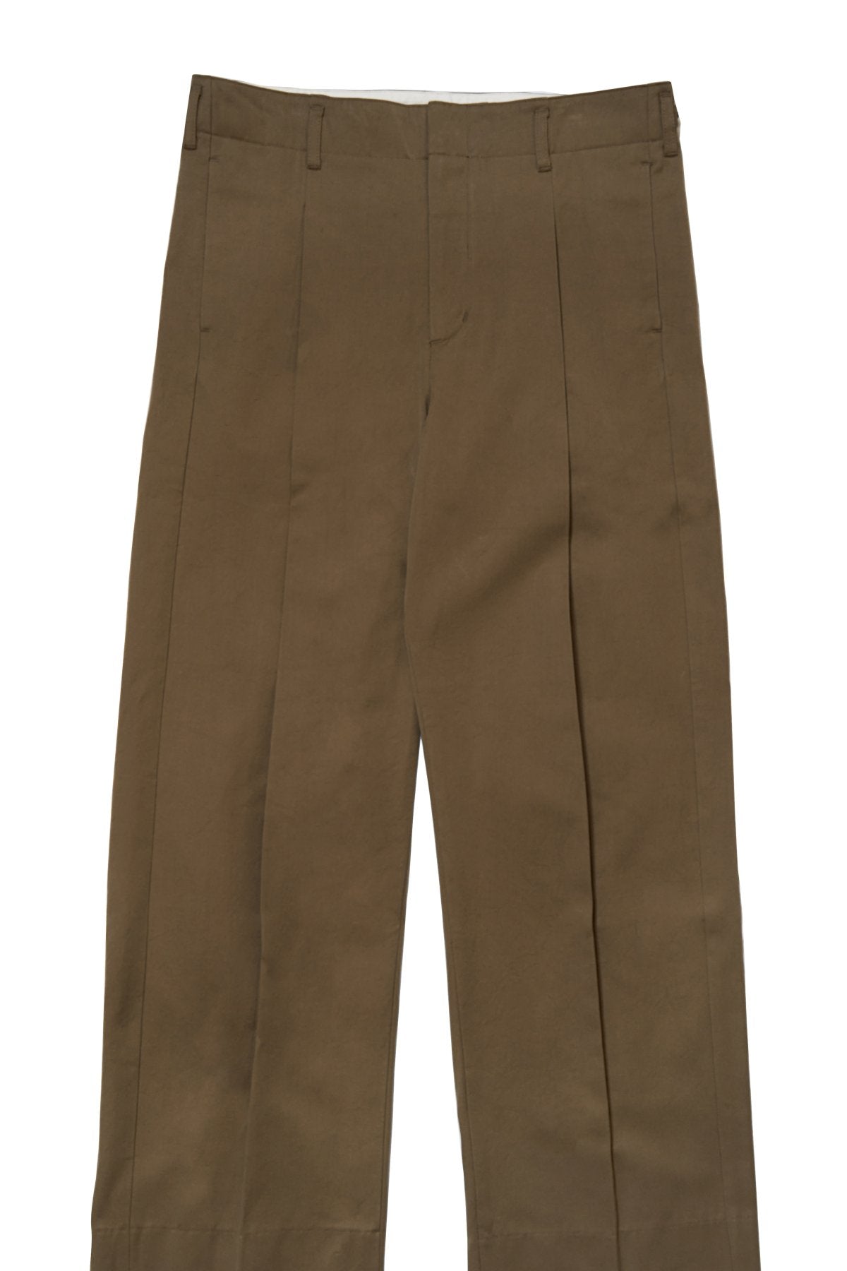 calmlence - PANTS004 - SINGLE PLEATED WIDE - KHK