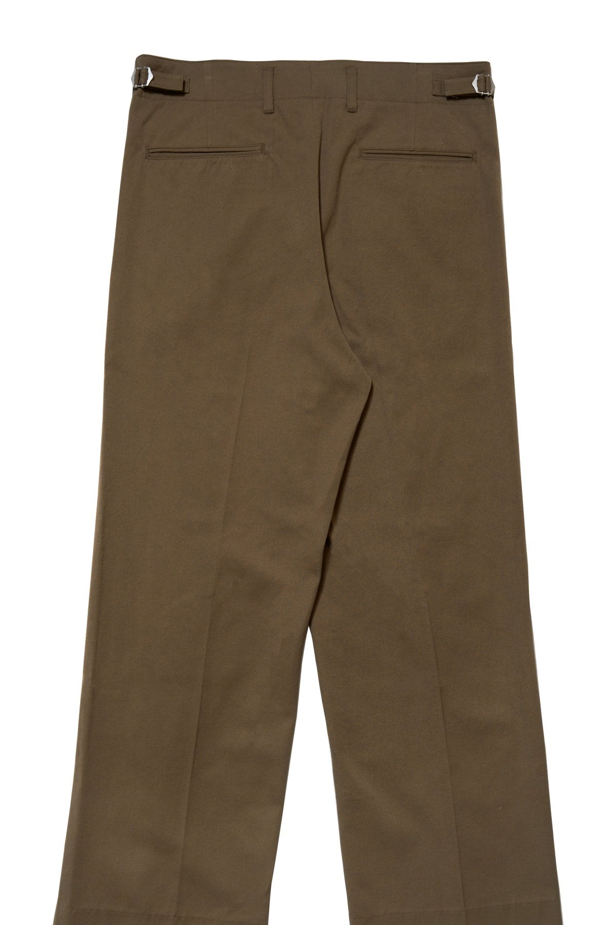 calmlence - PANTS004 - SINGLE PLEATED WIDE - KHK