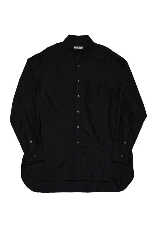 calmlence - SHIRT003 - REGULAR COLLAR SHIRT - BLK