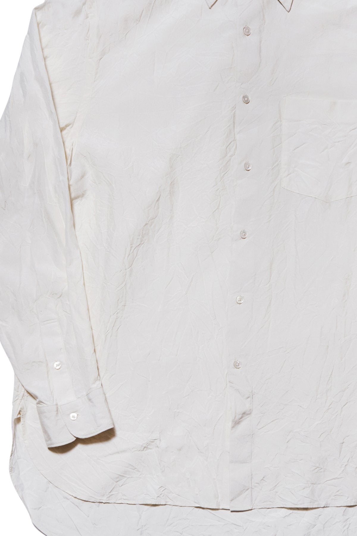 calmlence - SHIRT003 - REGULAR COLLAR SHIRT - WHITE