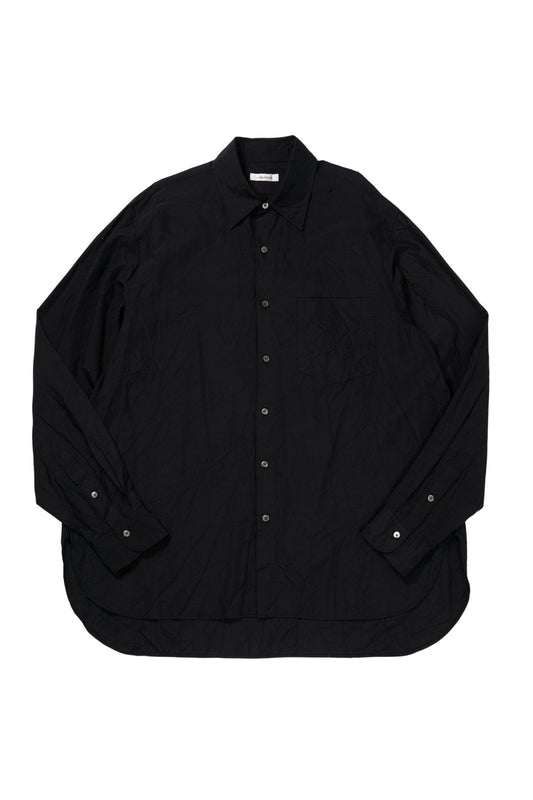 calmlence - ★★★ SHIRT003 - REGULAR COLLAR SHIRT - BLK