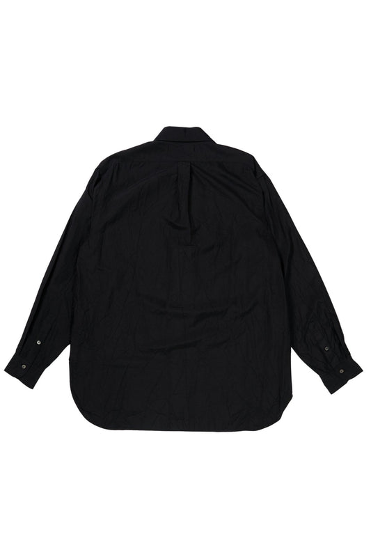 calmlence - ★★★ SHIRT003 - REGULAR COLLAR SHIRT - BLK