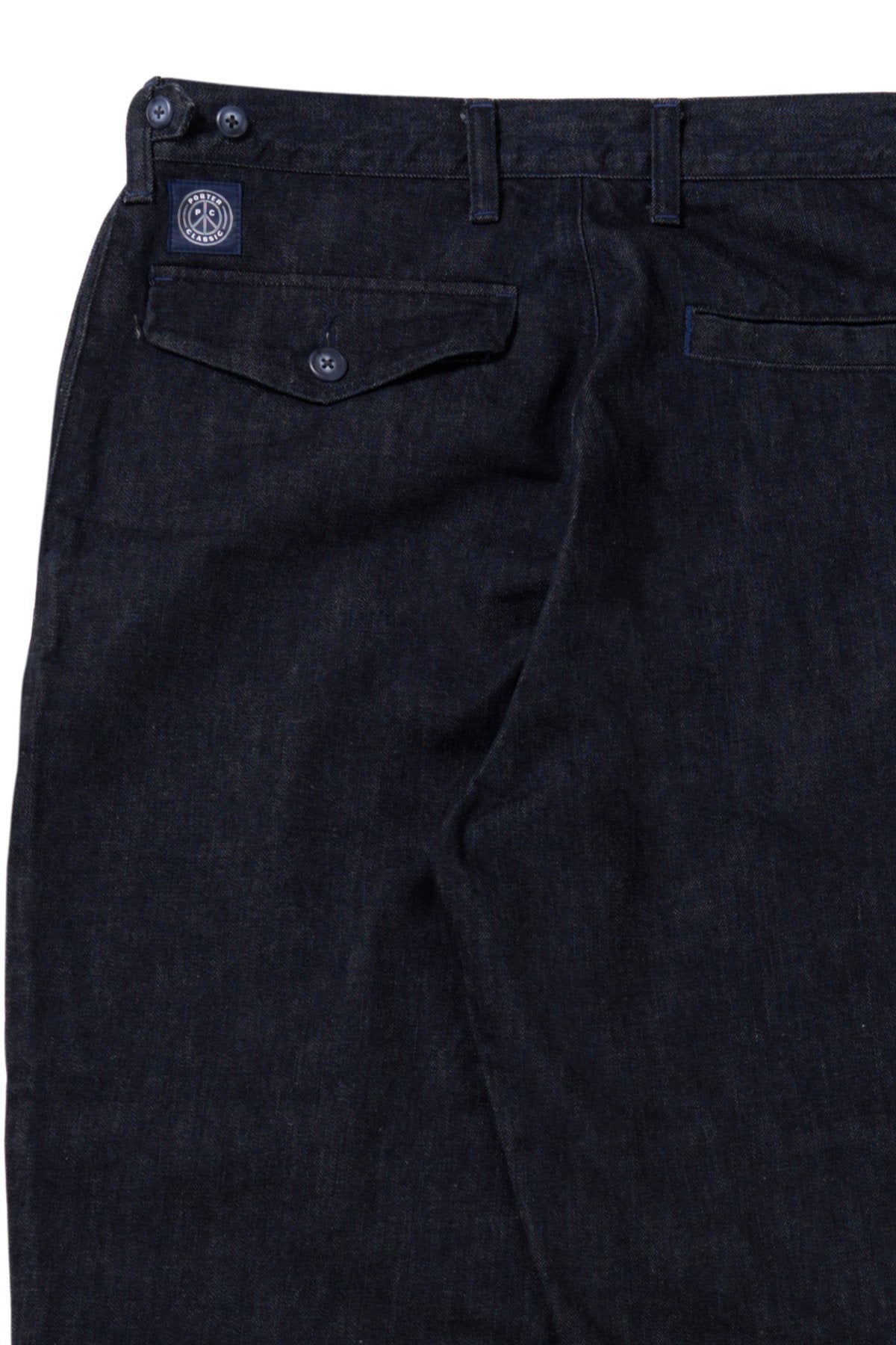 Porter Classic - FORMAL DENIM PANTS - NAVY