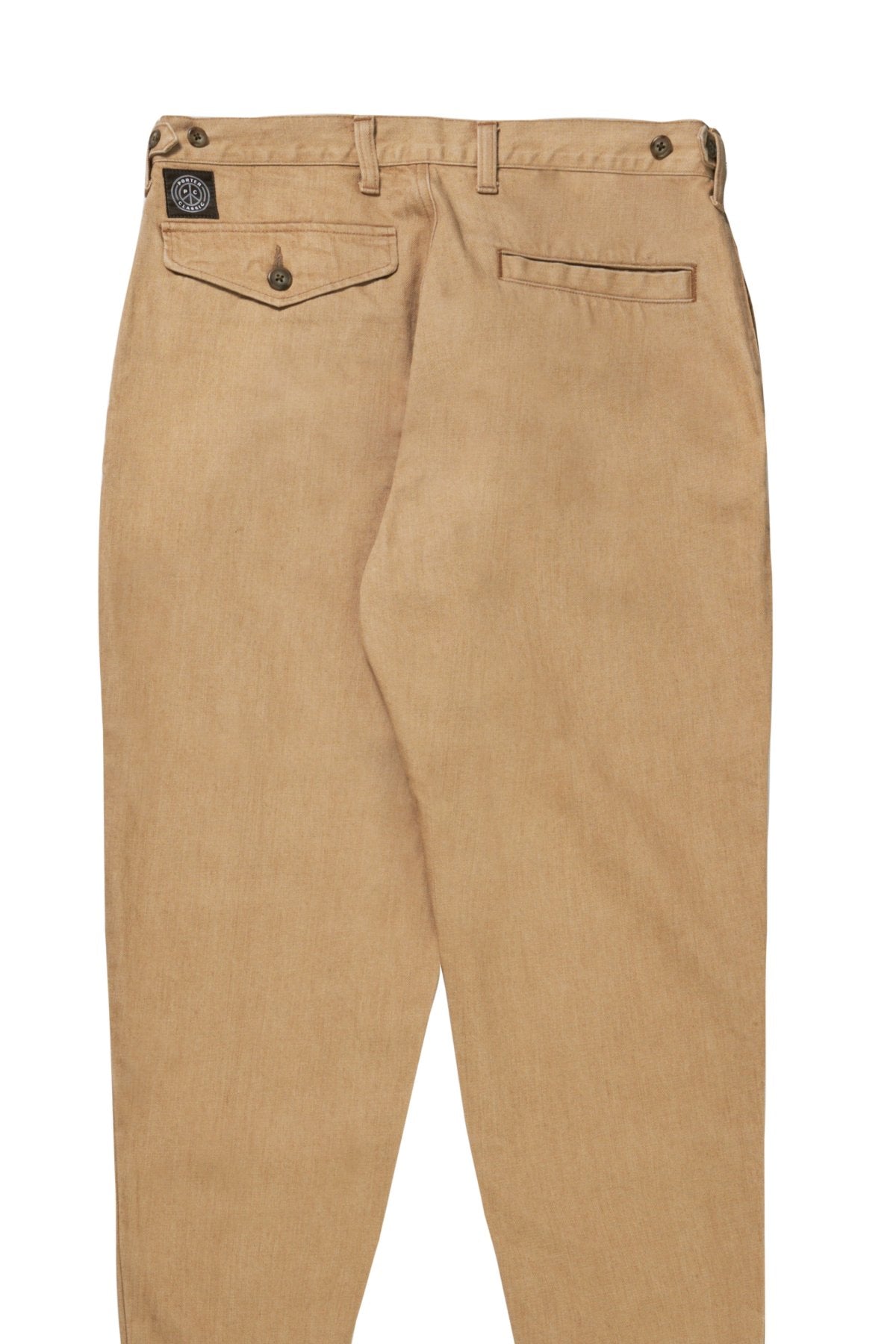 Porter Classic - FORMAL DENIM PANTS - BEIGE