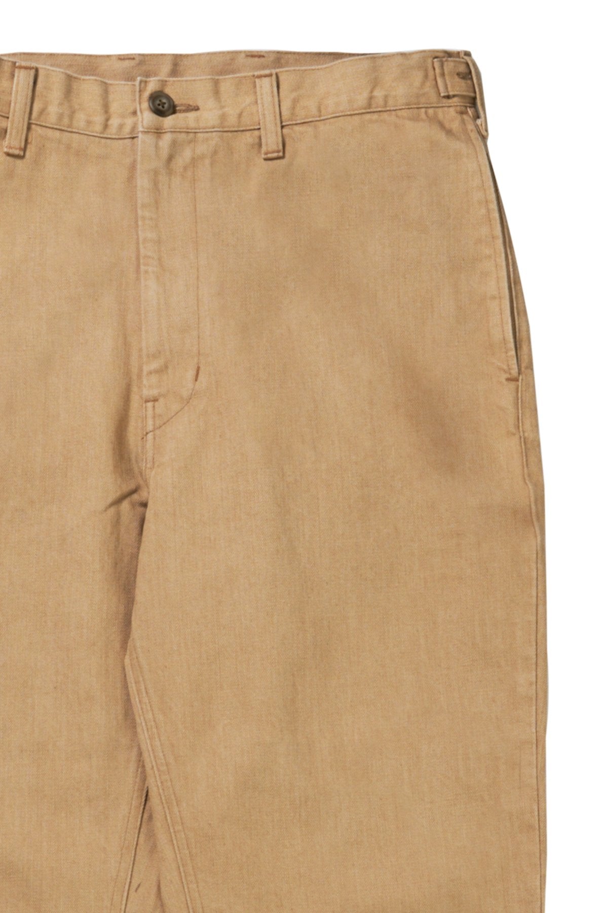 Porter Classic - FORMAL DENIM PANTS - BEIGE