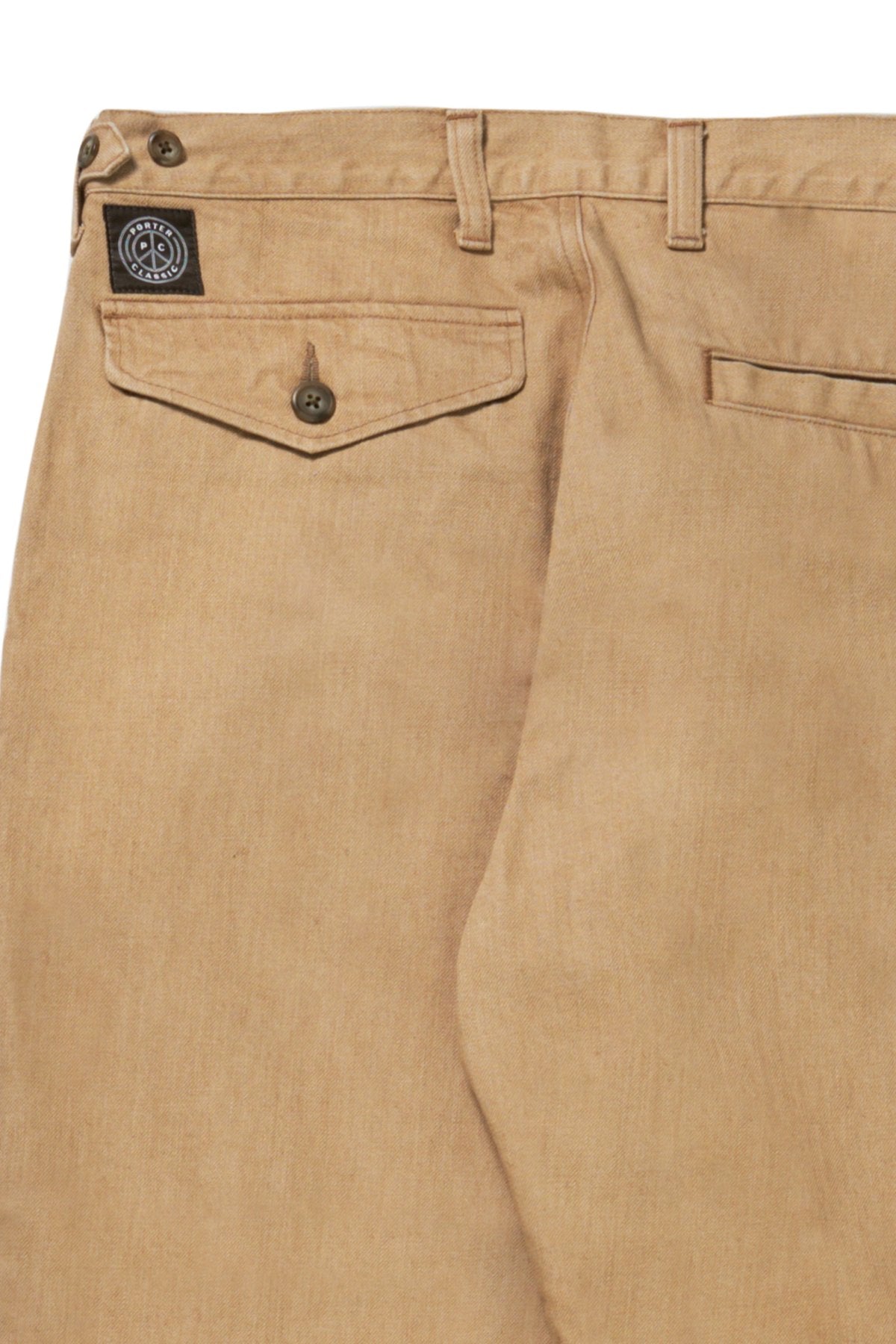 Porter Classic - FORMAL DENIM PANTS - BEIGE