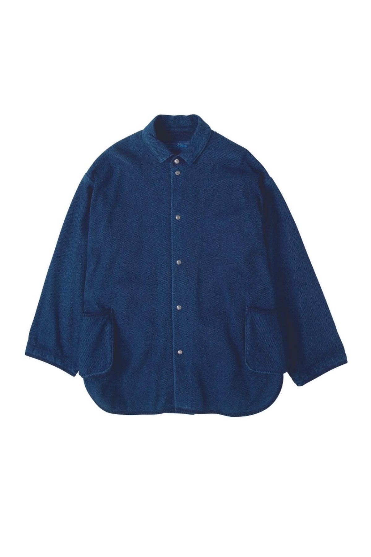 Porter Classic - PC KENDO SHIRT JACKET W/SILVER BUTTONS - BLUE